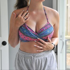 Sundazed multicolor bikini top